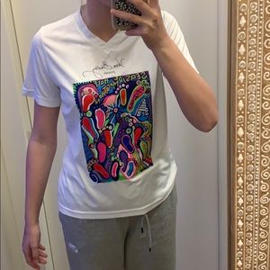 Seaside Race Vera Bradley V-Neck Dri Fit Shirt